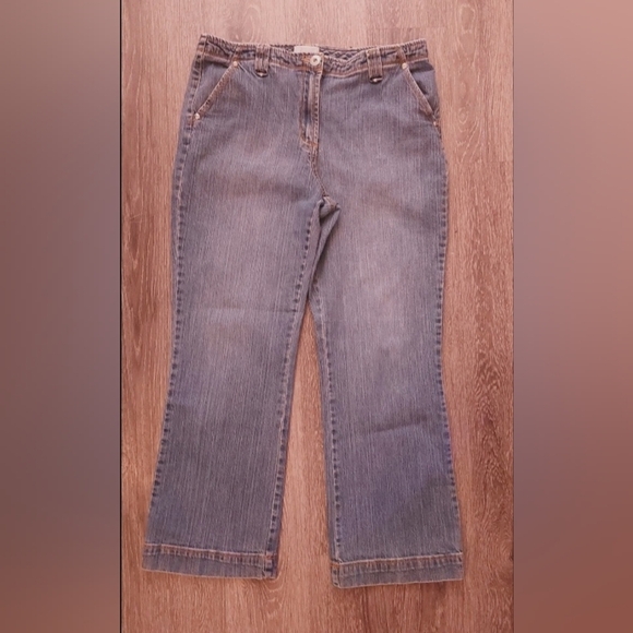 Christopher & Banks Bootcut Size 14 Stretch Jeans Denim Medium Wash Classic - Picture 1 of 12